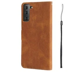 Étui Portefeuille Galaxy S21 Plus 5g Fantasy Classic Marron -All For Phone Magasin etui galaxy s21 plus 5g frac4164 10