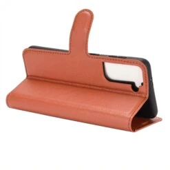 Etui Portefeuille Galaxy S21 Plus Simili- Cuir Avec Rangement Carte - Marron -All For Phone Magasin etui galaxy s21 plus frac3759 4