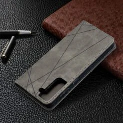 Étui De Protection Galaxy S21 Plus - Style Geometrique Gris -All For Phone Magasin etui galaxy s21 plus frac4155 8