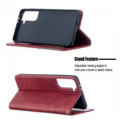 Étui De Protection Galaxy S21 Plus - Style Geometrique Rouge -All For Phone Magasin etui galaxy s21 plus frac4156 4