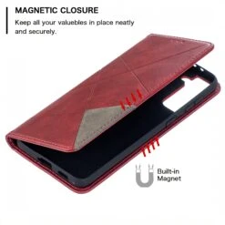 Étui De Protection Galaxy S21 Plus - Style Geometrique Rouge -All For Phone Magasin etui galaxy s21 plus frac4156 5