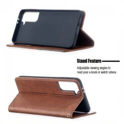 Étui De Protection Galaxy S21 Plus - Style Geometrique Marron -All For Phone Magasin etui galaxy s21 plus frac4157 4