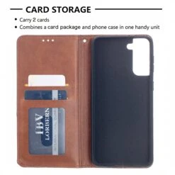 Étui De Protection Galaxy S21 Plus - Style Geometrique Marron -All For Phone Magasin etui galaxy s21 plus frac4157 6