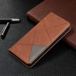 Étui De Protection Galaxy S21 Plus - Style Geometrique Marron -All For Phone Magasin etui galaxy s21 plus frac4157 7