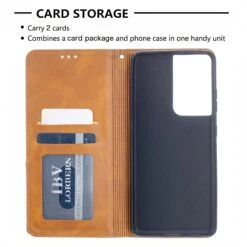 Étui De Protection Galaxy S21 Ultra 5G - Style Geometrique Marron Clair -All For Phone Magasin etui galaxy s21 ultra 5g frac4151 6