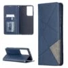 Étui De Protection Galaxy S21 Ultra 5G - Style Geometrique Bleu Foncé -All For Phone Magasin etui galaxy s21 ultra 5g frac4152