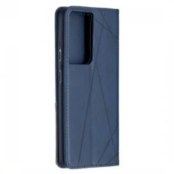 Étui De Protection Galaxy S21 Ultra 5G - Style Geometrique Bleu Foncé -All For Phone Magasin etui galaxy s21 ultra 5g frac4152 3