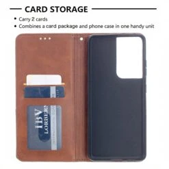 Étui De Protection Galaxy S21 Ultra 5G - Style Geometrique Marron -All For Phone Magasin etui galaxy s21 ultra 5g frac4153 6