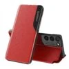 Etui Galaxy S21 Ultra Design Et Discret Avec Petite Fenêtre - Rouge -All For Phone Magasin etui galaxy s21 ultra frac3753