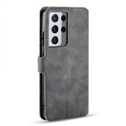 Etui Portefeuille Galaxy S21 Ultra Style Retro Avec Rangements Cartes - Gris 13 Etui Portefeuille Galaxy S21 Ultra Style Retro Avec Rangements Cartes - Gris -All For Phone Magasin etui galaxy s21 ultra frac3767 2