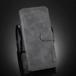 Etui Portefeuille Galaxy S21 Ultra Style Retro Avec Rangements Cartes - Gris 18 Etui Portefeuille Galaxy S21 Ultra Style Retro Avec Rangements Cartes - Gris -All For Phone Magasin etui galaxy s21 ultra frac3767 7