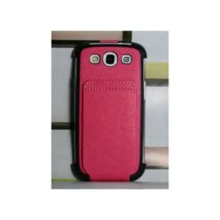 Etui Galaxy S3 Simili Cuir Rose