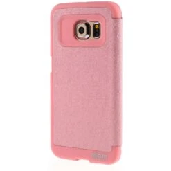 Etui Galaxy S6 Edge Cuir Avec Fenetre Mercury Rose -All For Phone Magasin etui galaxy s6 edge frac1064 2