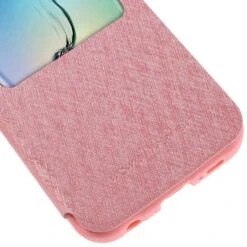 Etui Galaxy S6 Edge Cuir Avec Fenetre Mercury Rose -All For Phone Magasin etui galaxy s6 edge frac1064 4