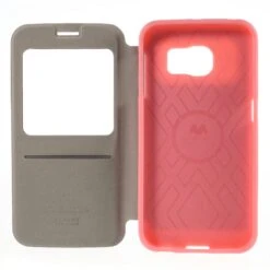 Etui Galaxy S6 Edge Cuir Avec Fenetre Mercury Rose -All For Phone Magasin etui galaxy s6 edge frac1064 9