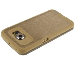 Etui Galaxy S6 Edge Cuir Avec Fenetre Mercury Champagne -All For Phone Magasin etui galaxy s6 edge frac1065 5