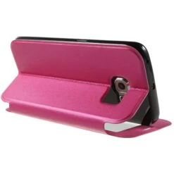 Etui Galaxy S6 Edge Slide Avec Fenetre Fushia -All For Phone Magasin etui galaxy s6 edge frac1069 3