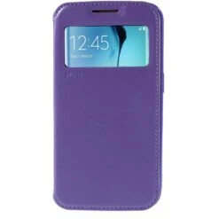 Etui Galaxy S6 Edge Cuir ROAR Violet -All For Phone Magasin etui galaxy s6 edge frac1076 2