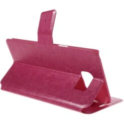 Etui Galaxy S6 Edge Plus Portefuille Simili-Cuir Fushia -All For Phone Magasin etui galaxy s6 edge frac1084 5