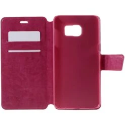 Etui Galaxy S6 Edge Plus Portefuille Simili-Cuir Fushia -All For Phone Magasin etui galaxy s6 edge frac1084 6