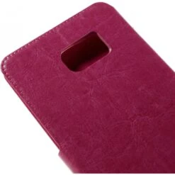 Etui Galaxy S6 Edge Plus Portefuille Simili-Cuir Fushia -All For Phone Magasin etui galaxy s6 edge frac1084 8