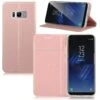 Etui Galaxy S8 Plus Simili-cuir Silicone Rose
