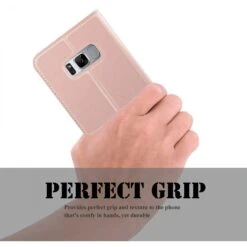 Etui Galaxy S8 Plus Simili-cuir Silicone Rose -All For Phone Magasin etui galaxy s8 plus frac1564 2