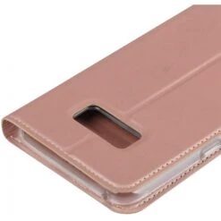 Etui Galaxy S8 Plus Simili-cuir Silicone Rose -All For Phone Magasin etui galaxy s8 plus frac1564 8