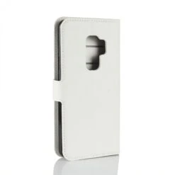 Etui Portefeuille Samsung Galaxy S9+ Avec Rangement Cartes Blanc -All For Phone Magasin etui galaxy s9 plus frac2716 5