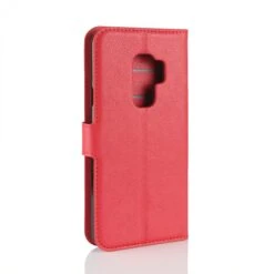 Etui Portefeuille Samsung Galaxy S9+ Avec Rangement Cartes Rouge -All For Phone Magasin etui galaxy s9 plus frac2717 5