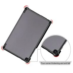 Étui De Protection Galaxy Tab A 8.0 (2019) - Pliable En 3 Gris -All For Phone Magasin etui galaxy tab a 80 frac4106 4