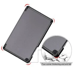 Étui De Protection Galaxy Tab A 8.0 Wifi (T290 / T295 / T297) - Pliable En 3 Gris -All For Phone Magasin etui galaxy tab a 80 frac4112 4