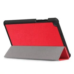 Étui De Protection Galaxy Tab A 8.0 Wifi (T290 / T295 / T297) - Pliable En 3 Rouge -All For Phone Magasin etui galaxy tab a 80 frac4113 5