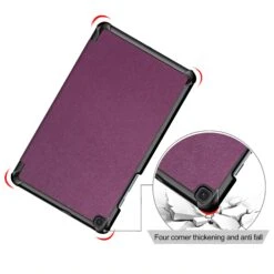 Étui De Protection Galaxy Tab A 8.0 Wifi (T290 / T295 / T297) - Pliable En 3 Violet -All For Phone Magasin etui galaxy tab a 80 frac4114 4