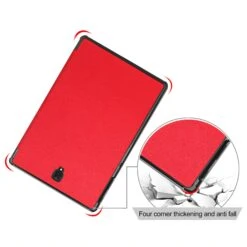 Étui De Protection Galaxy Tab S4 - Pliable En 3 Rouge -All For Phone Magasin etui galaxy tab s4 frac4102 7