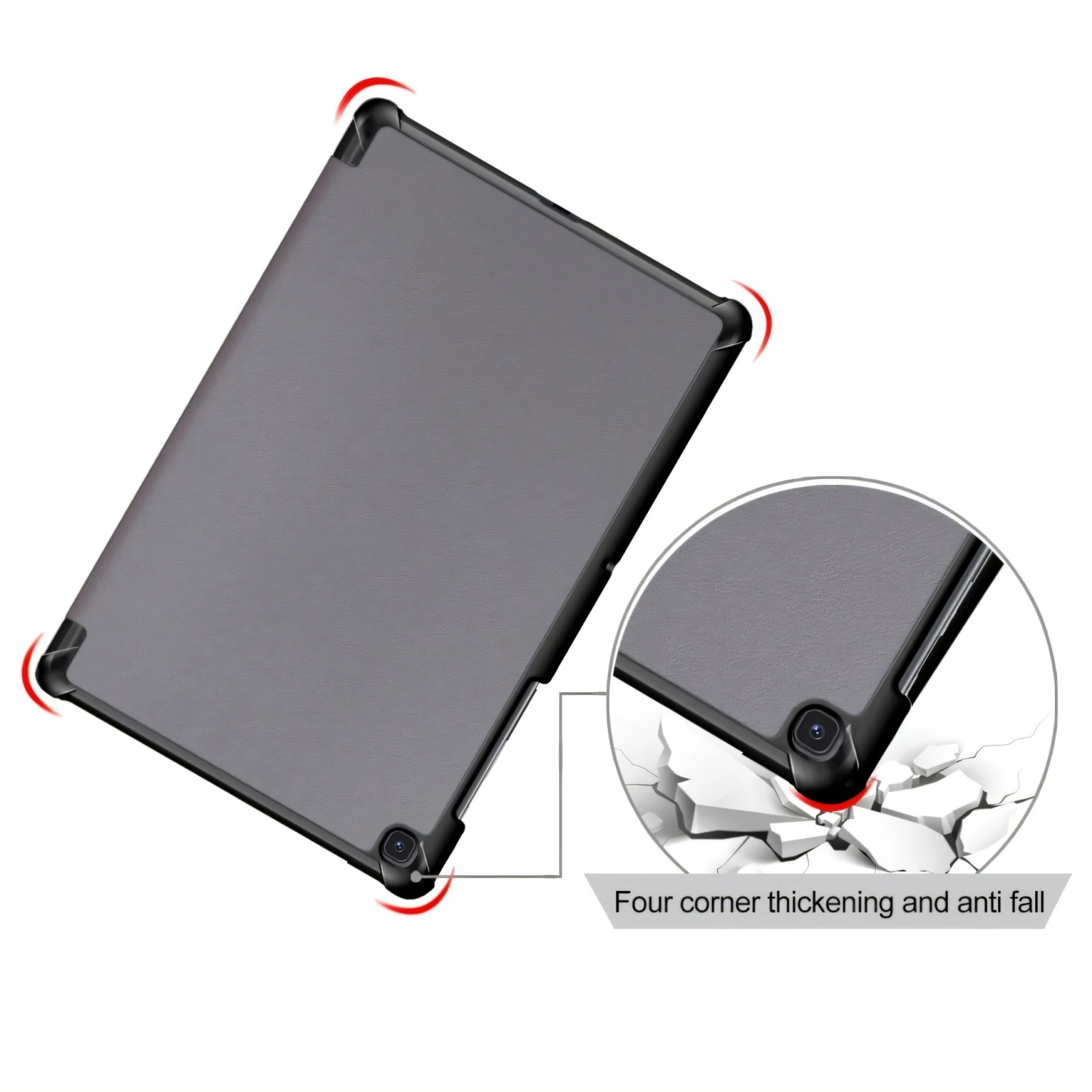 Etui De Protection Galaxy Tab S5e Smart Case - Gris 7 Etui De Protection Galaxy Tab S5e Smart Case - Gris – Image 5