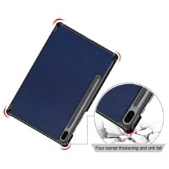 Etui De Protection Galaxy Tab S6 10.1 Smart Case - Bleu Foncé -All For Phone Magasin etui galaxy tab s6 frac3599 7