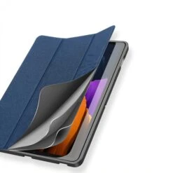 Housse De Protection Galaxy Tab S7 Avec Support Horizontale - Top Design DUX DUCIS - Bleu -All For Phone Magasin etui galaxy tab s7 t870 frac3672 6