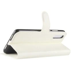Etui Portefeuille Huawei P20 Style Cuir Blanc -All For Phone Magasin etui huawei p20 frac2470 4