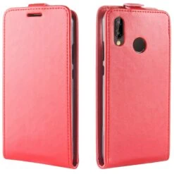 Etui Huawei P20 Lite Crazy Horse Rouge -All For Phone Magasin etui huawei p20 lite frac2466 3