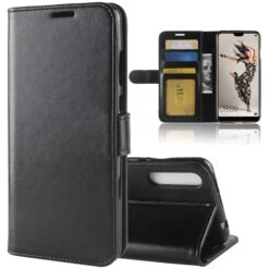 Etui Portefeuille Huawei P20 Pro Similicuir Noir -All For Phone Magasin etui huawei p20 pro frac2462 2