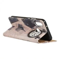 Etui Portefeuille Huawei P30 Lite Tour Eiffel Marron -All For Phone Magasin etui huawei p30 lite frac3006 5