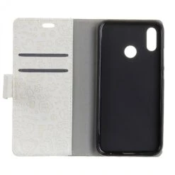 Etui Portefeuille Huawei P30 Lite Fantaisie Graffiti Blanc 9 Etui Portefeuille Huawei P30 Lite Fantaisie Graffiti Blanc -All For Phone Magasin etui huawei p30 lite frac3018 2