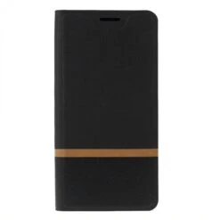 Etui Portefeuille Huawei P30 Lite Style Tissus Noir -All For Phone Magasin etui huawei p30 lite frac3033 2