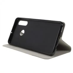 Etui Portefeuille Huawei P30 Lite Style Tissus Gris -All For Phone Magasin etui huawei p30 lite frac3034 3