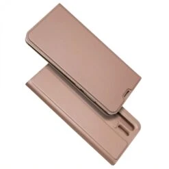 Etui Portefeuille Huawei P30 Pro Avec Contour Silicone Rose