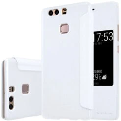 Etui Huawei P9 NILLKIN Sparkle Blanc -All For Phone Magasin etui huawei p9 frac1367 5
