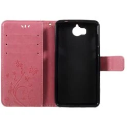 Etui Huawei Y5 2017 Et Y6 2017 Portefeuille Rose -All For Phone Magasin etui huawei y5 2017 frac1885 5
