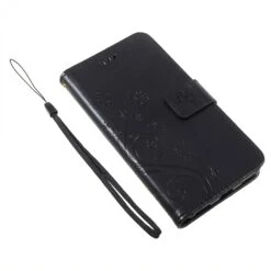 Étui Portefeuille Huawei Y5 2017 Et Y6 2017 Papillon Noir -All For Phone Magasin etui huawei y6 2017 frac4170 6