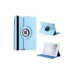 Etui IPad 2, 3 Et 4 à Rotation 360° Bleu Ciel